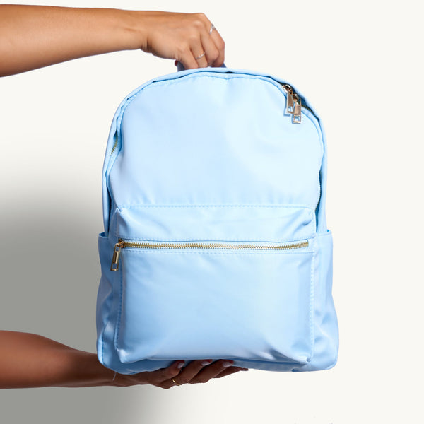 Patchify Backpack Sky Blue Customize with Magnetic Patches
