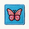Pink Butterfly Patch