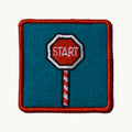 Start Sign Patch