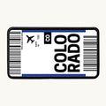 Colorado Flight Ticket Patch