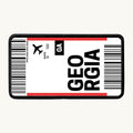 Georgia Flight Ticket Patch