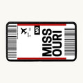 Missouri Flight Ticket Patch