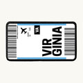 Virginia Flight Ticket Patch